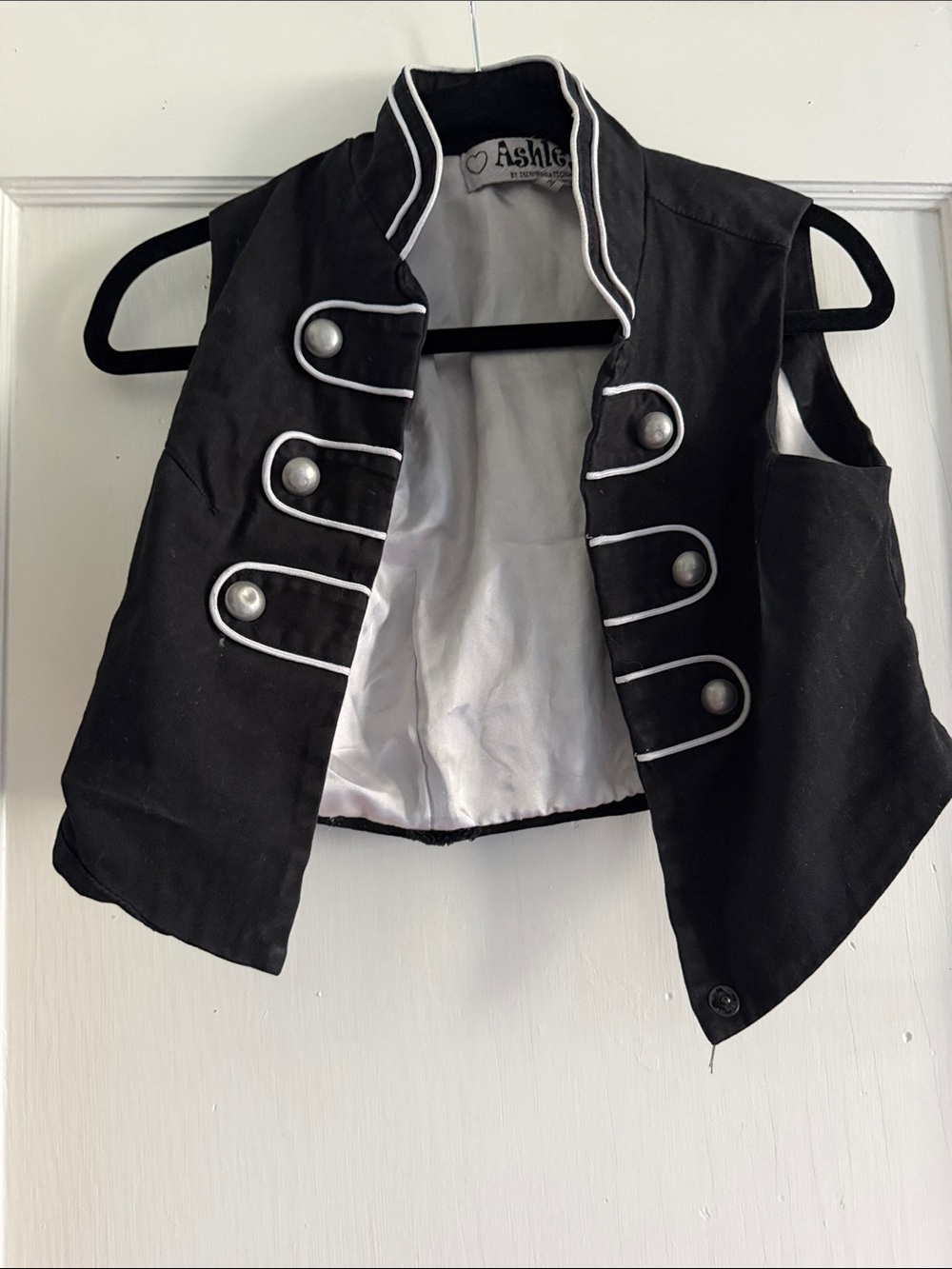 Ash Black circus vest size M